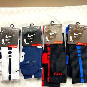 Nike elite cushioned basketball socks